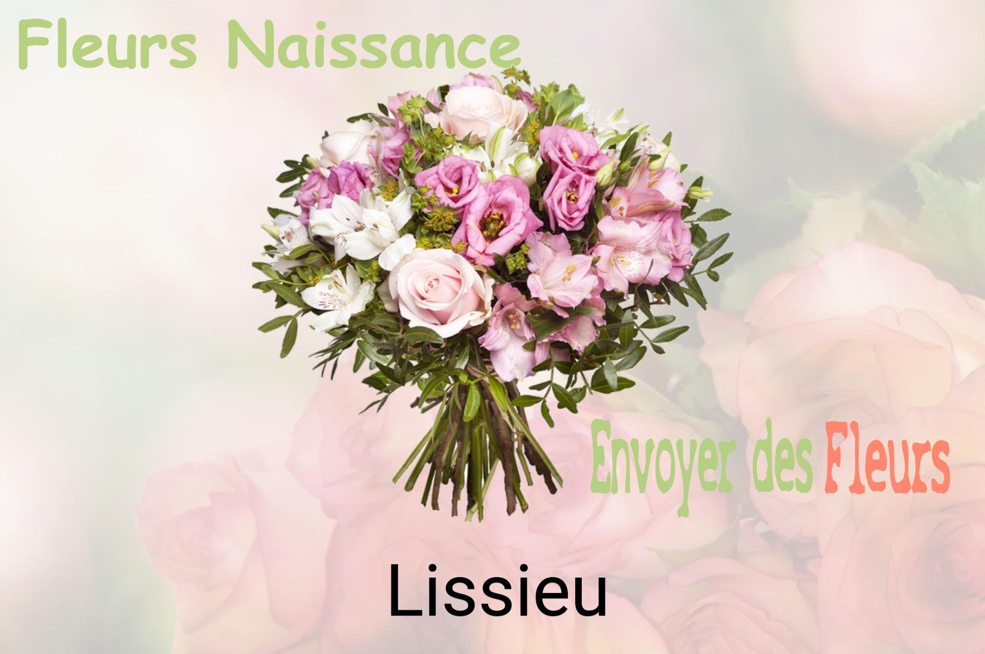 Bouquet de fleurs de naissance livré à Lissieu